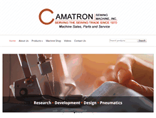 Tablet Screenshot of camatron.com
